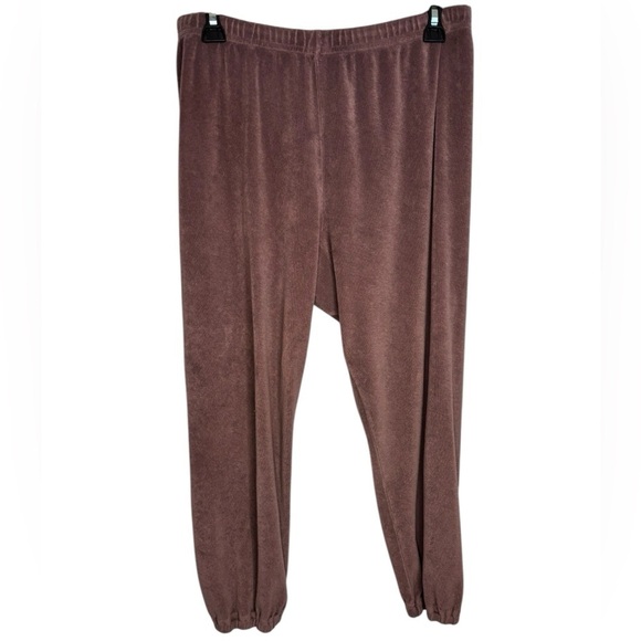 THE GREAT. Pants - The Great. Microterry Track Jogger Pants in Vintage Mulberry Purple Size 2